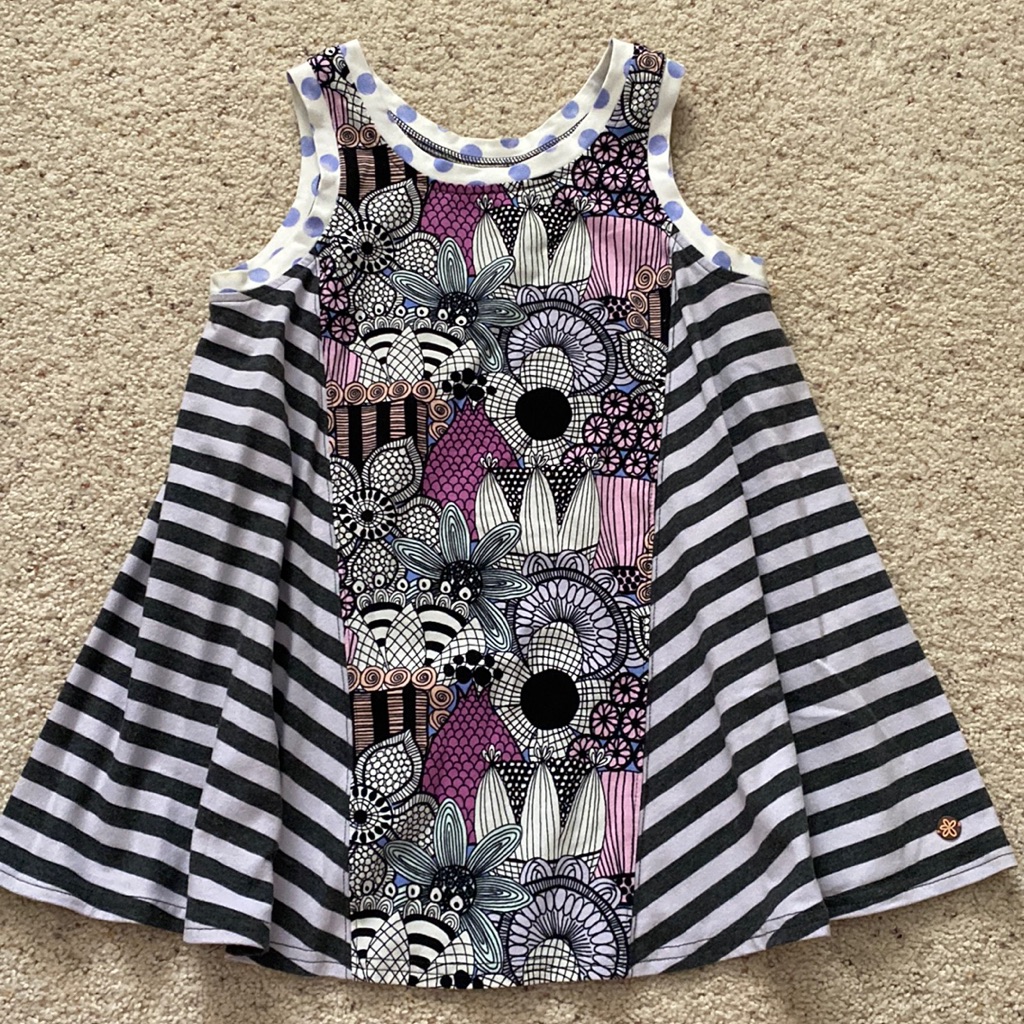 Matilda Jane 435 Purple Gray Tank Size 8